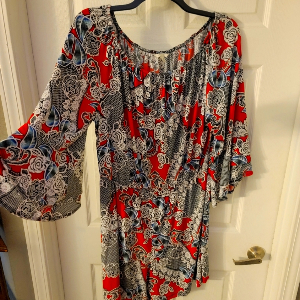 Plus size lady romper